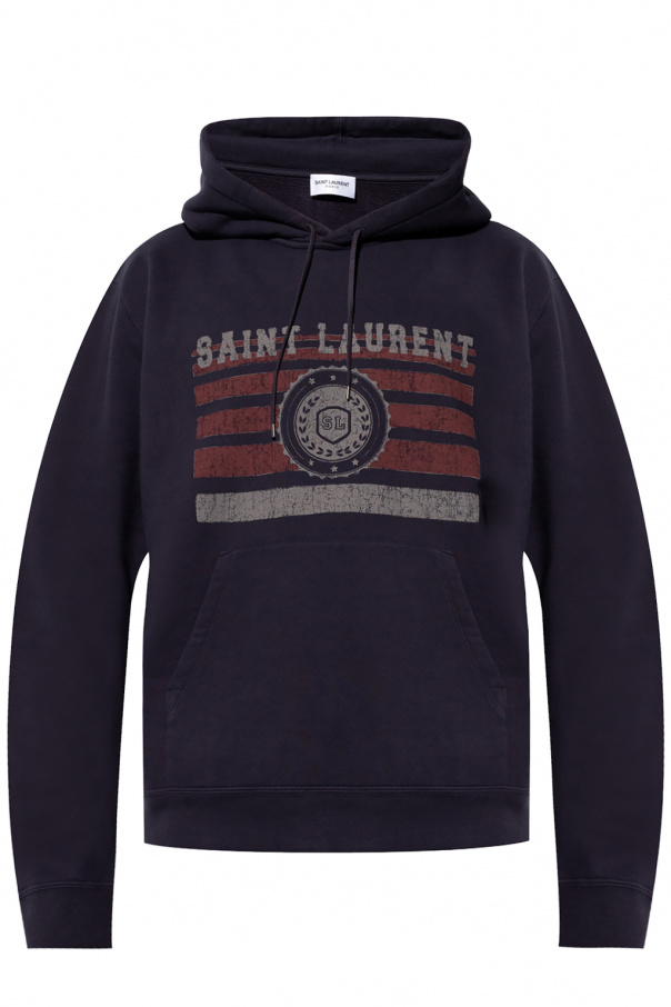 Saint laurent university hoodie sale